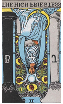 High Priestess Reversed